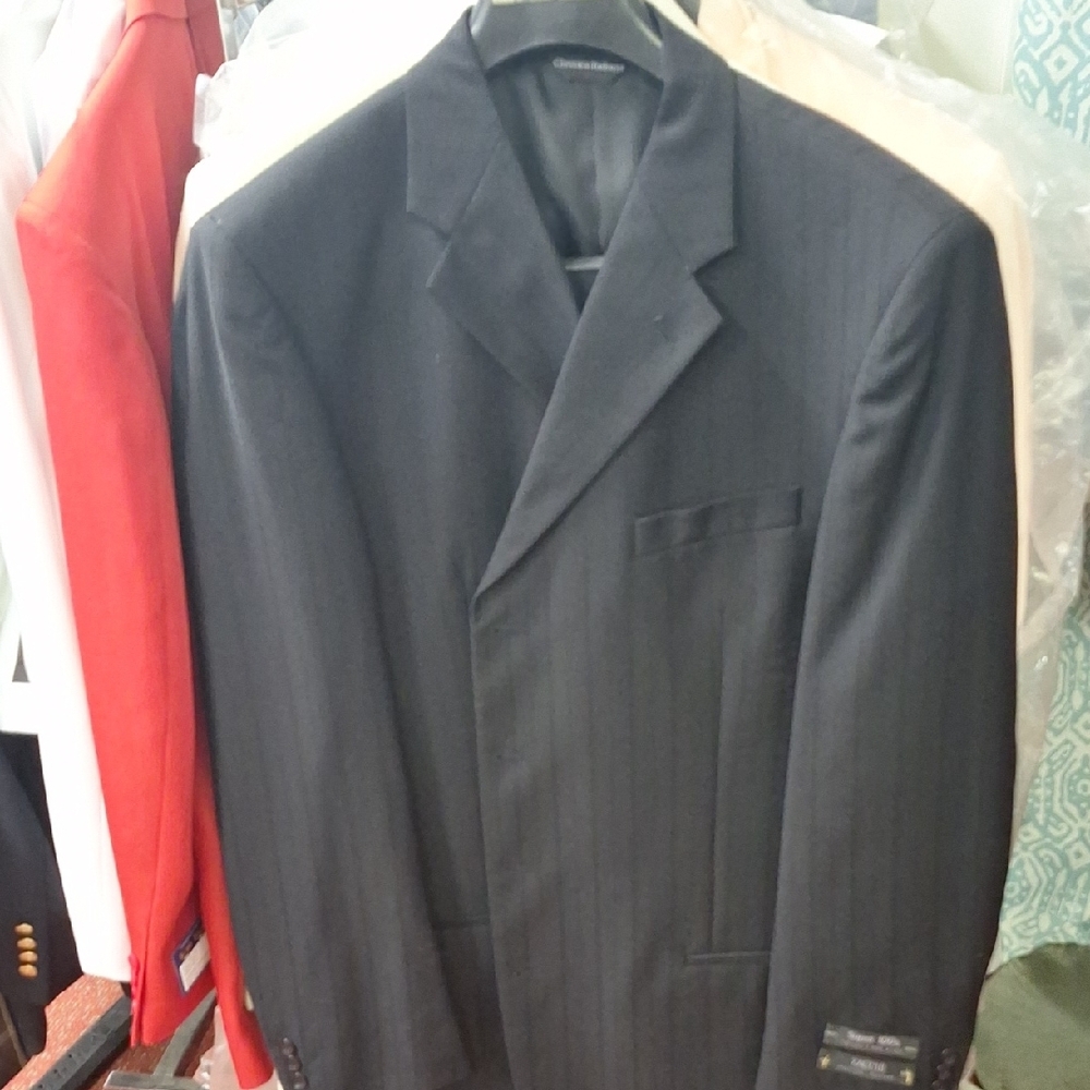 Zacchi Black Suit with Notch Lapel